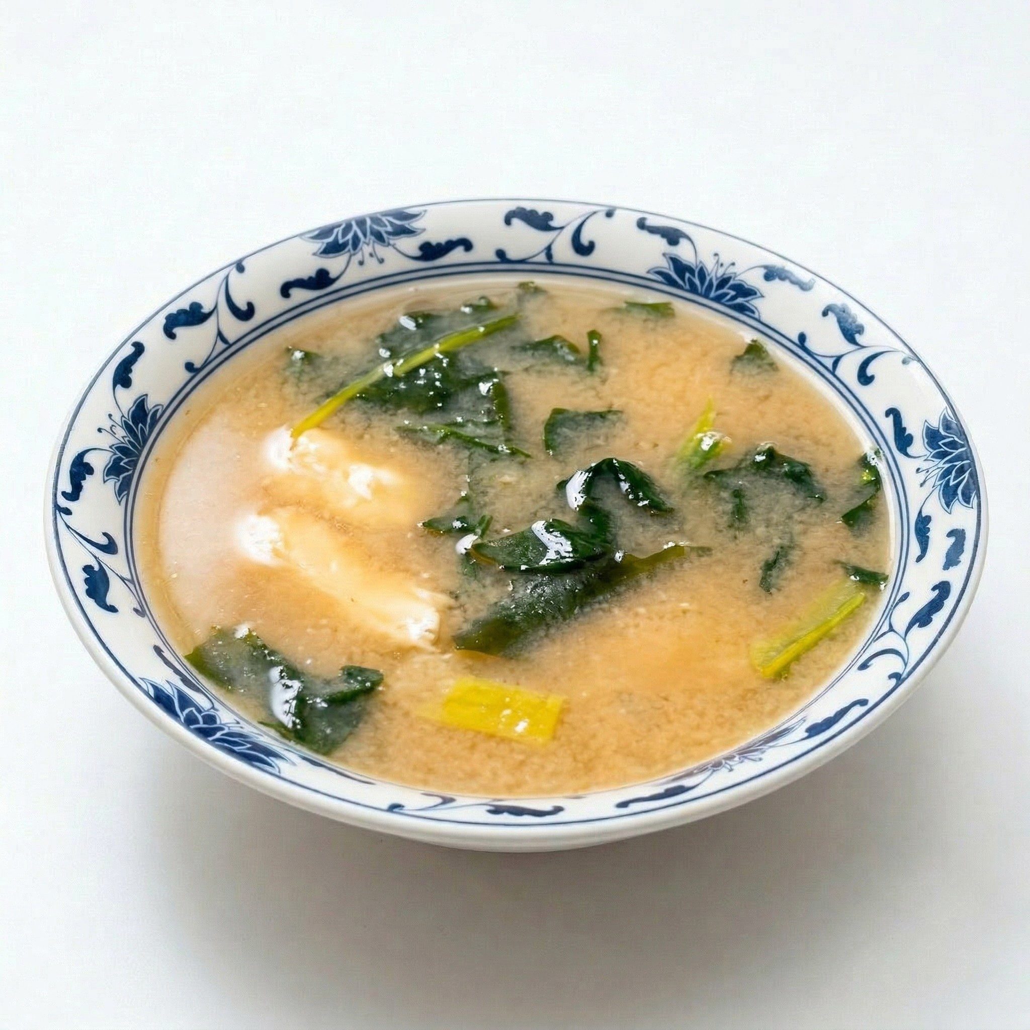 Spinach Bean Curd Soup.